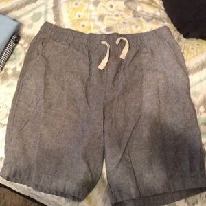 Men’s shorts, grey, elastic waist Medium